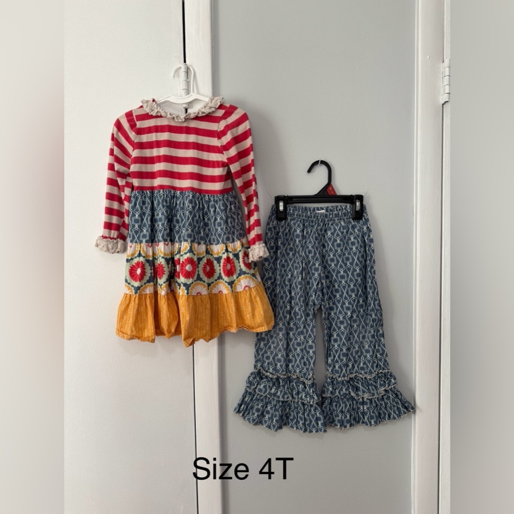 Striped and Patterned Kids Matching Set